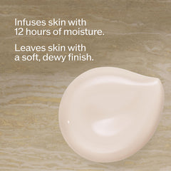 Close-up of Shiseido Future Solution LX cream texture for dewy glow.