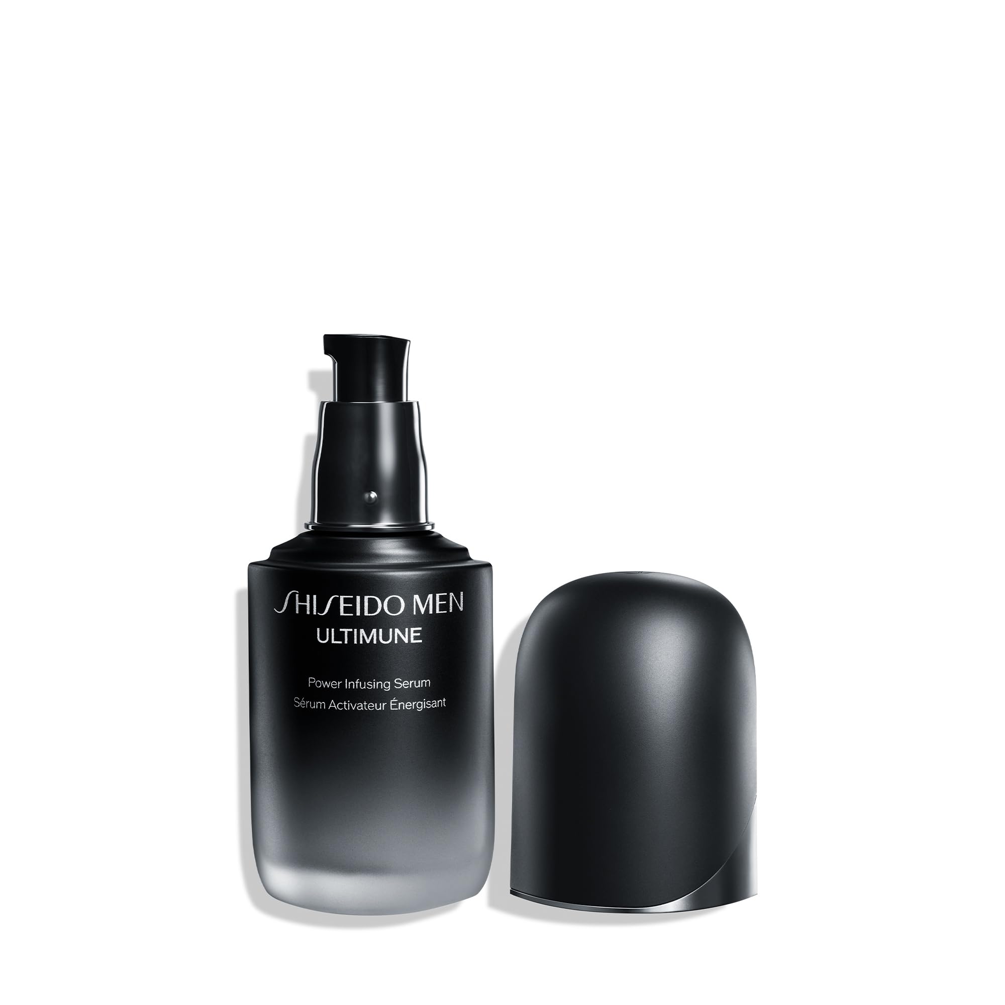 Shiseido Men Ultimune Serum packaging detail shows 50 ml size