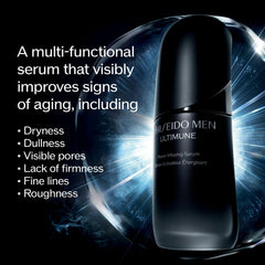 Shiseido Men Ultimune Serum pump dispensing easy application