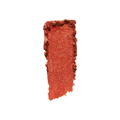 Shiseido POP PowderGel Eye Shadow applied with brush for smooth, buildable color.