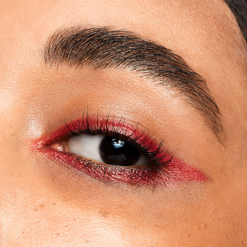 Shiseido POP PowderGel Eye Shadow maintains vibrancy with crease resistance during activity.