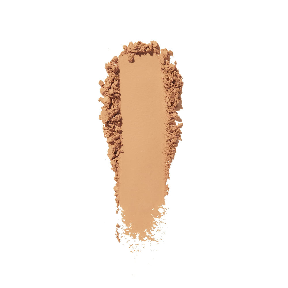 Shiseido Synchro Skin powder compact open to reveal texture and even tone.