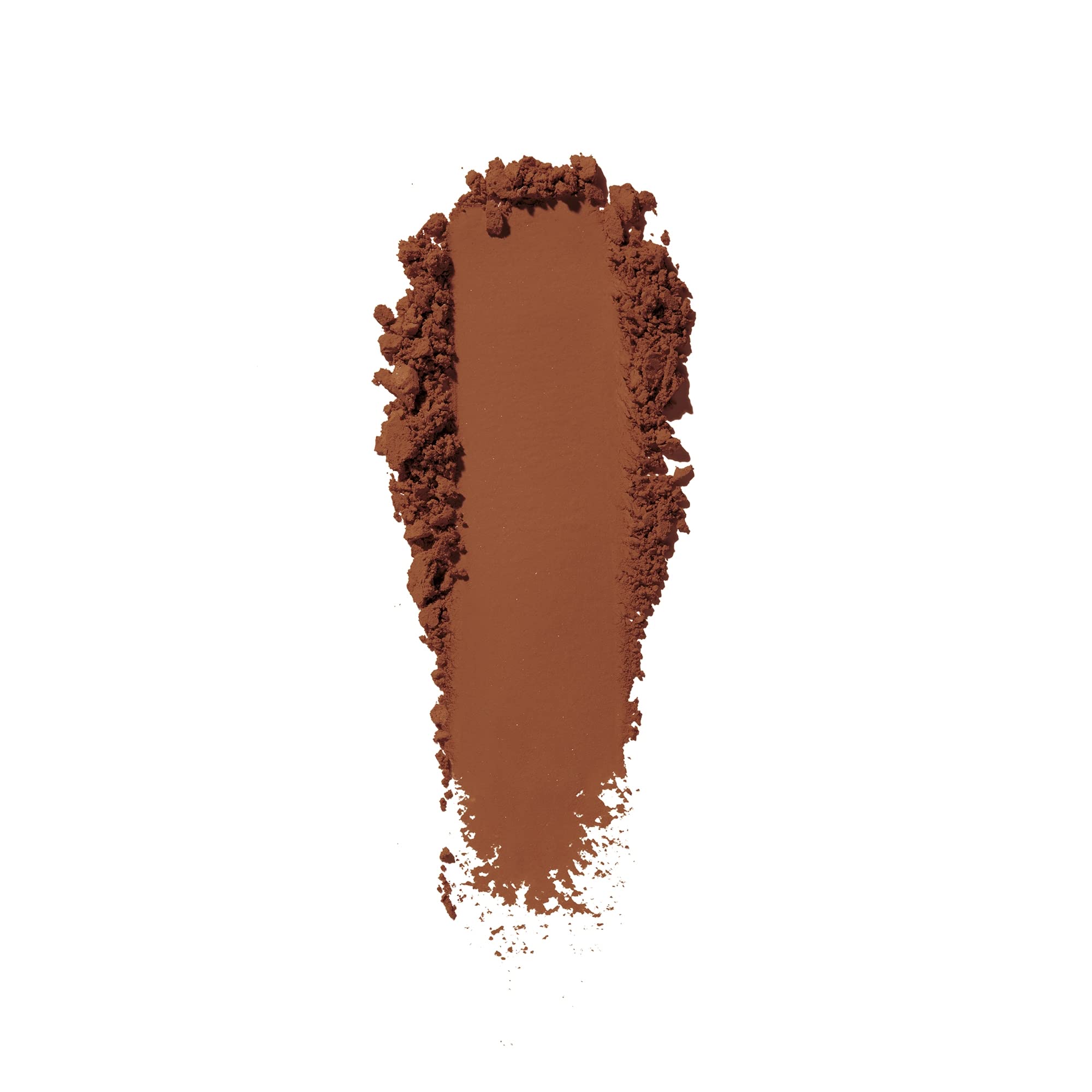 Shiseido Synchro Skin powder foundation swatch demonstrating buildable sheer-to-medium coverage.