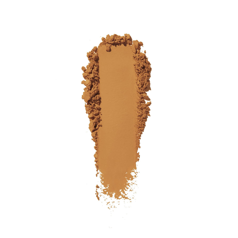 Shiseido Synchro Skin foundation swatch wet application demonstrates versatile wet or dry use.