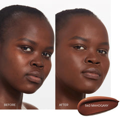 Closeup of texture of Shiseido Synchro Skin Self-Refreshing Foundation for a smooth look