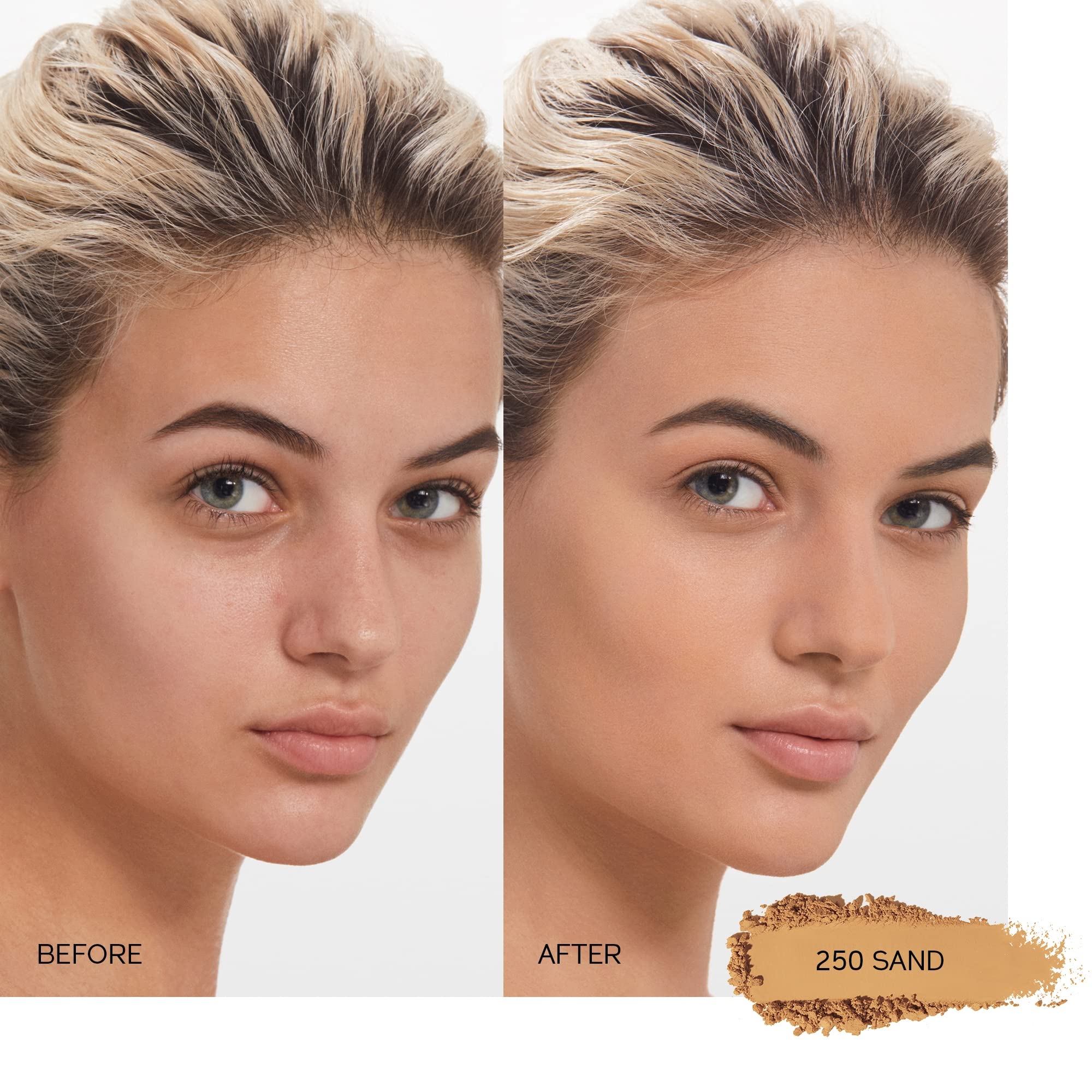Shiseido Synchro Skin wet-application close-up for deeper coverage and refined finish.