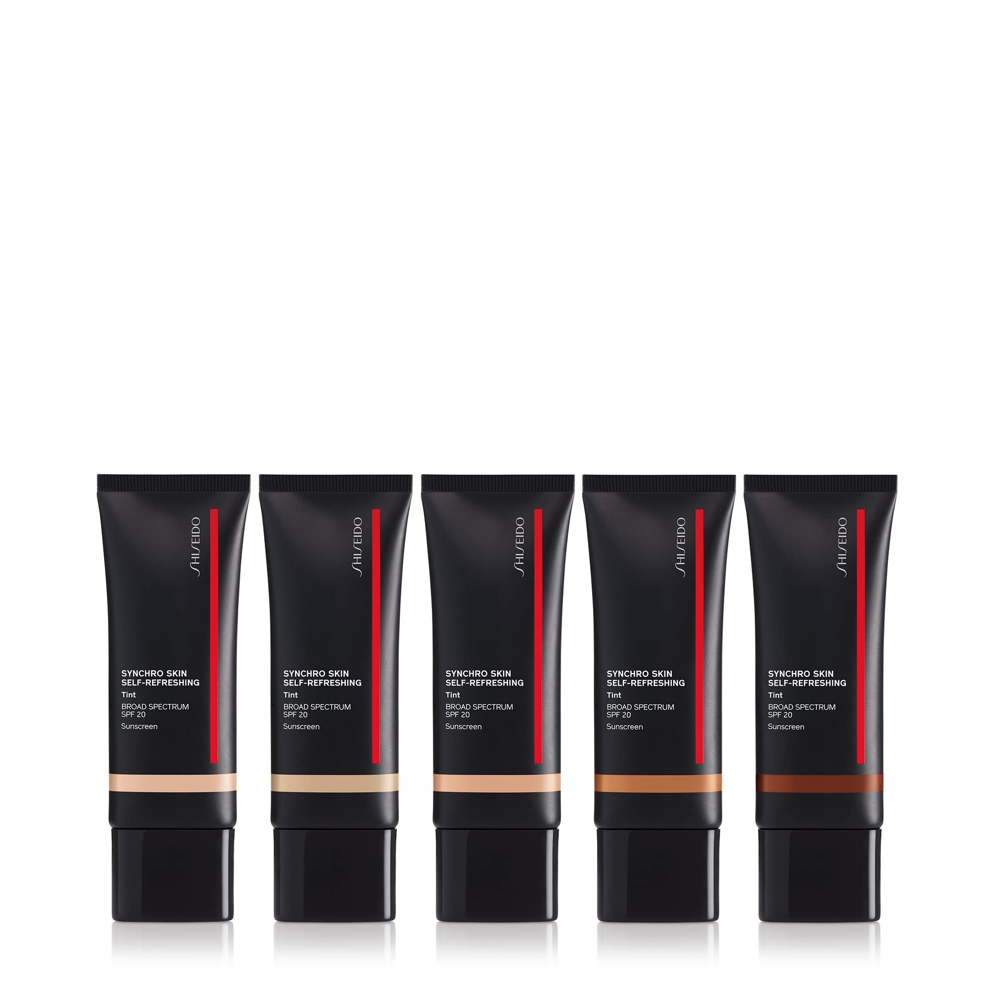 Shiseido Synchro Skin Self-Refreshing Tint swatch on hand demonstrates easy daily wear