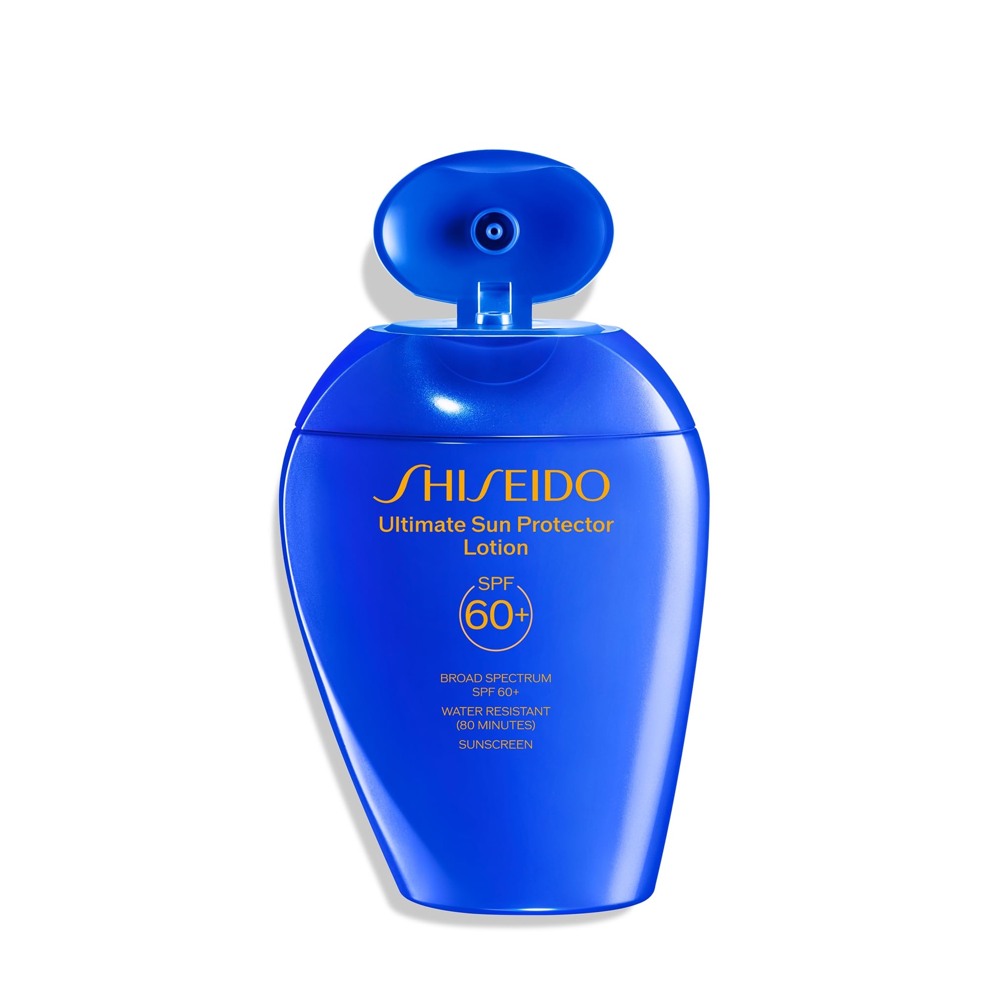 Shiseido Ultimate Sun Protector Lotion SPF 60+ suitable for outdoor use and daily protection.