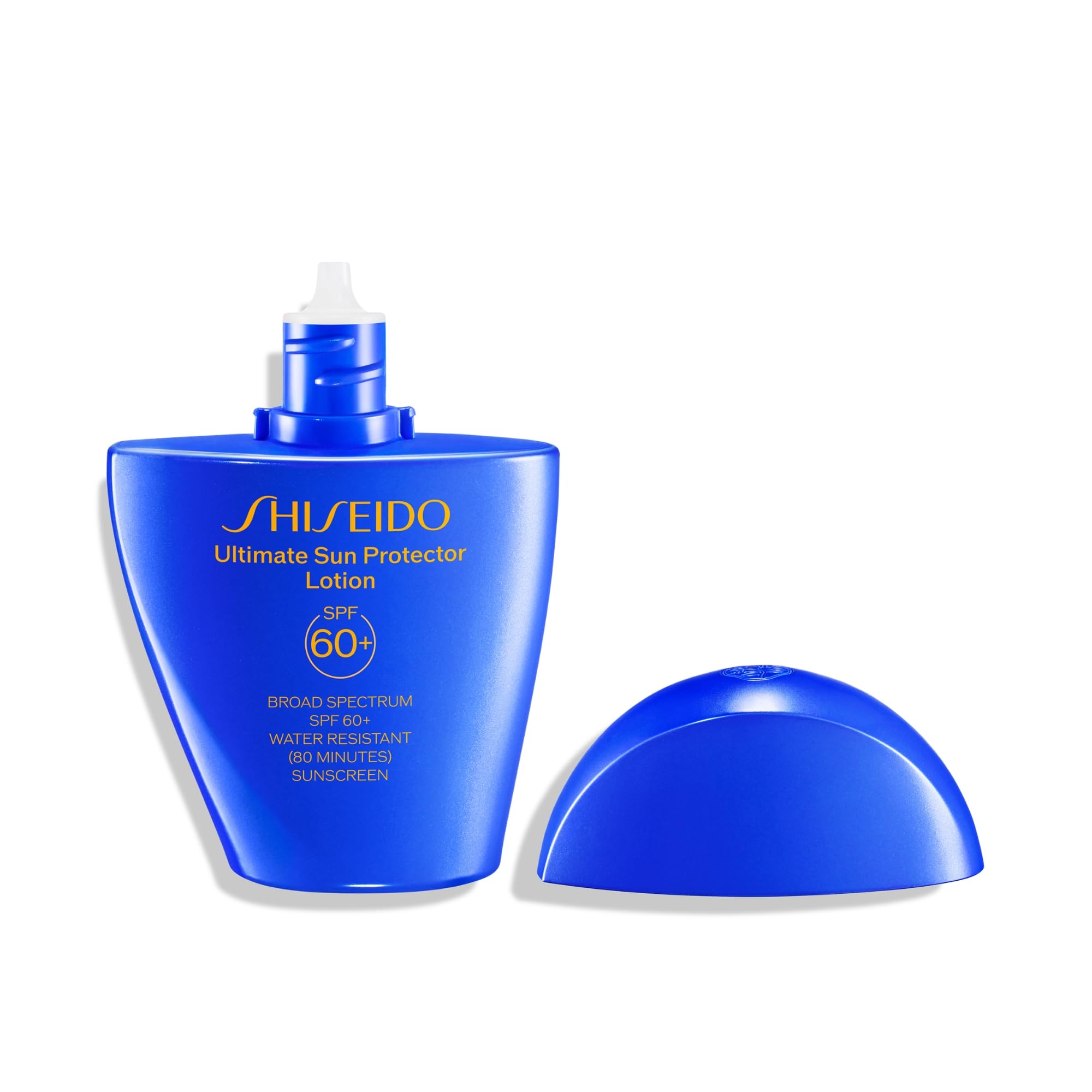 Shiseido Ultimate Sun Protector Lotion texture closeup conveys light, breathable feel.