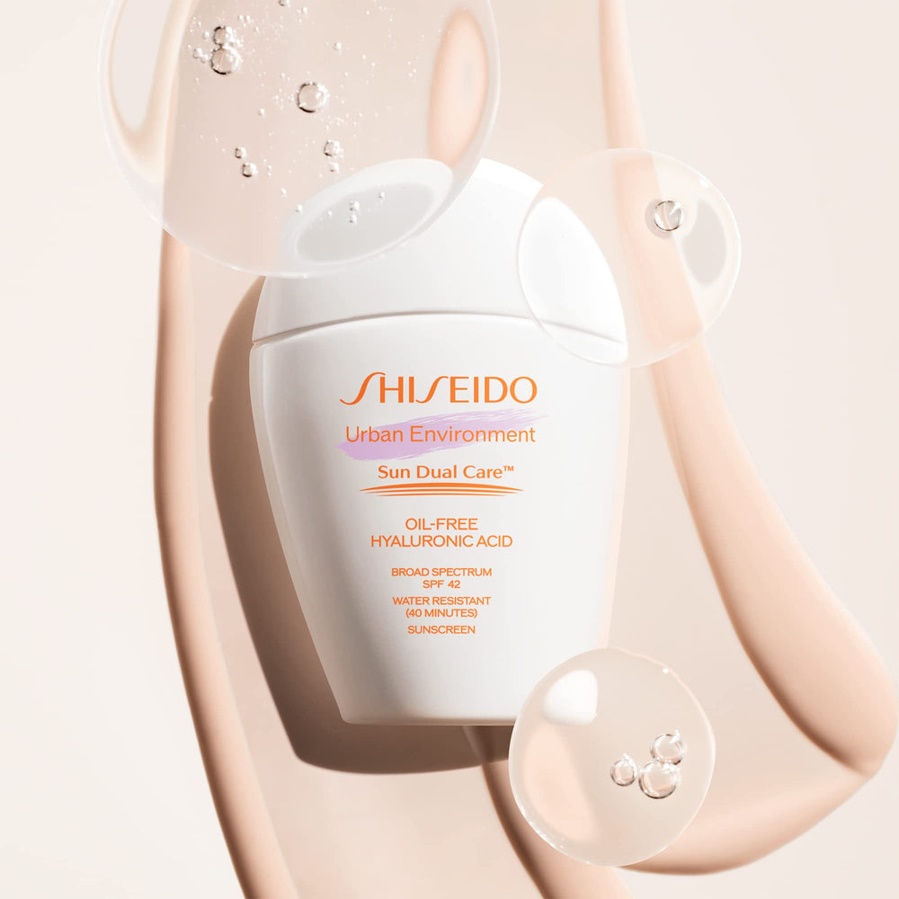 Shiseido Urban Environment used on face and neck in daily routine