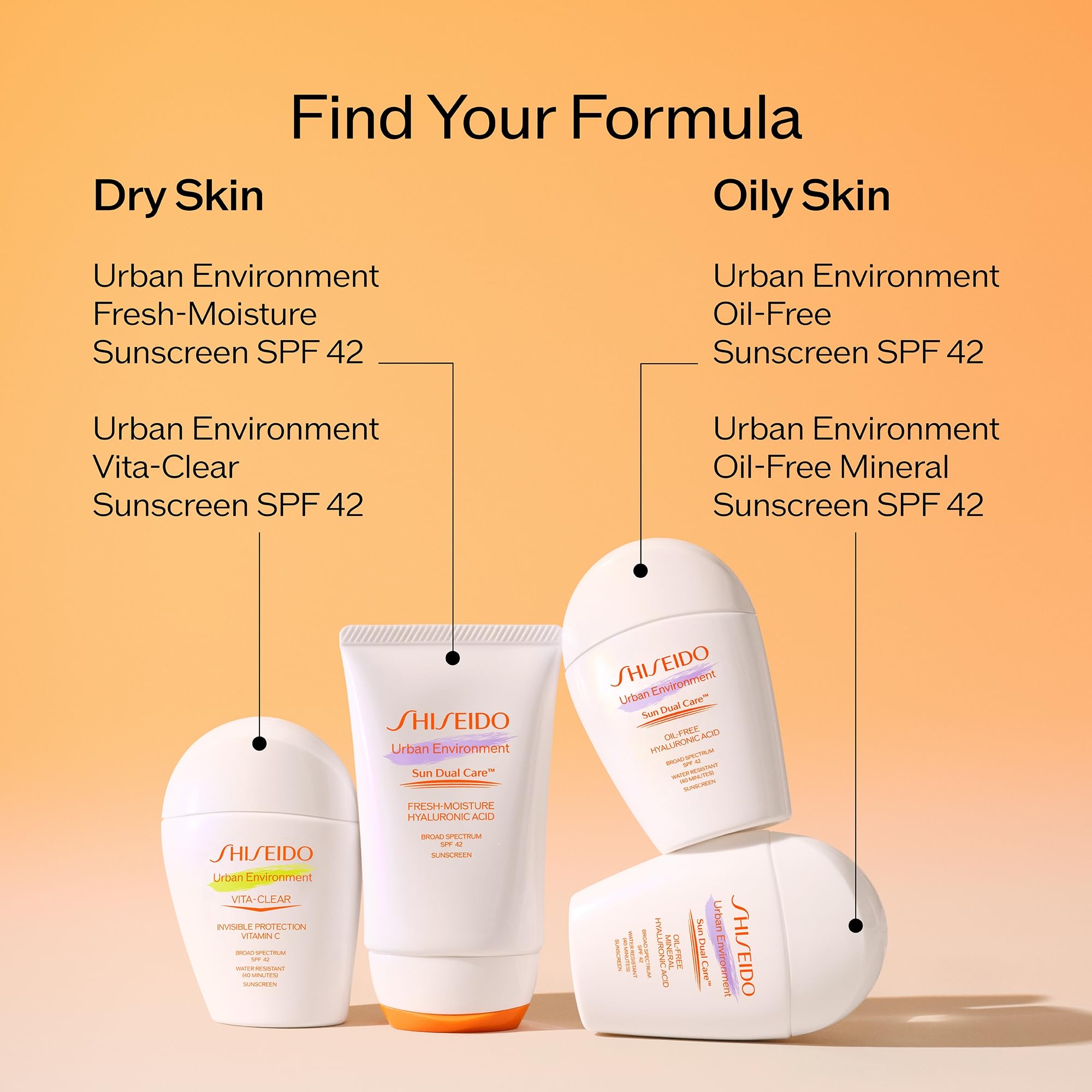 Shiseido Urban Environment vitamin C Ethyl brightens and evens tone.