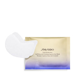 Shiseido Vital Perfection eye mask ingredients overview showcasing anti-fatigue action