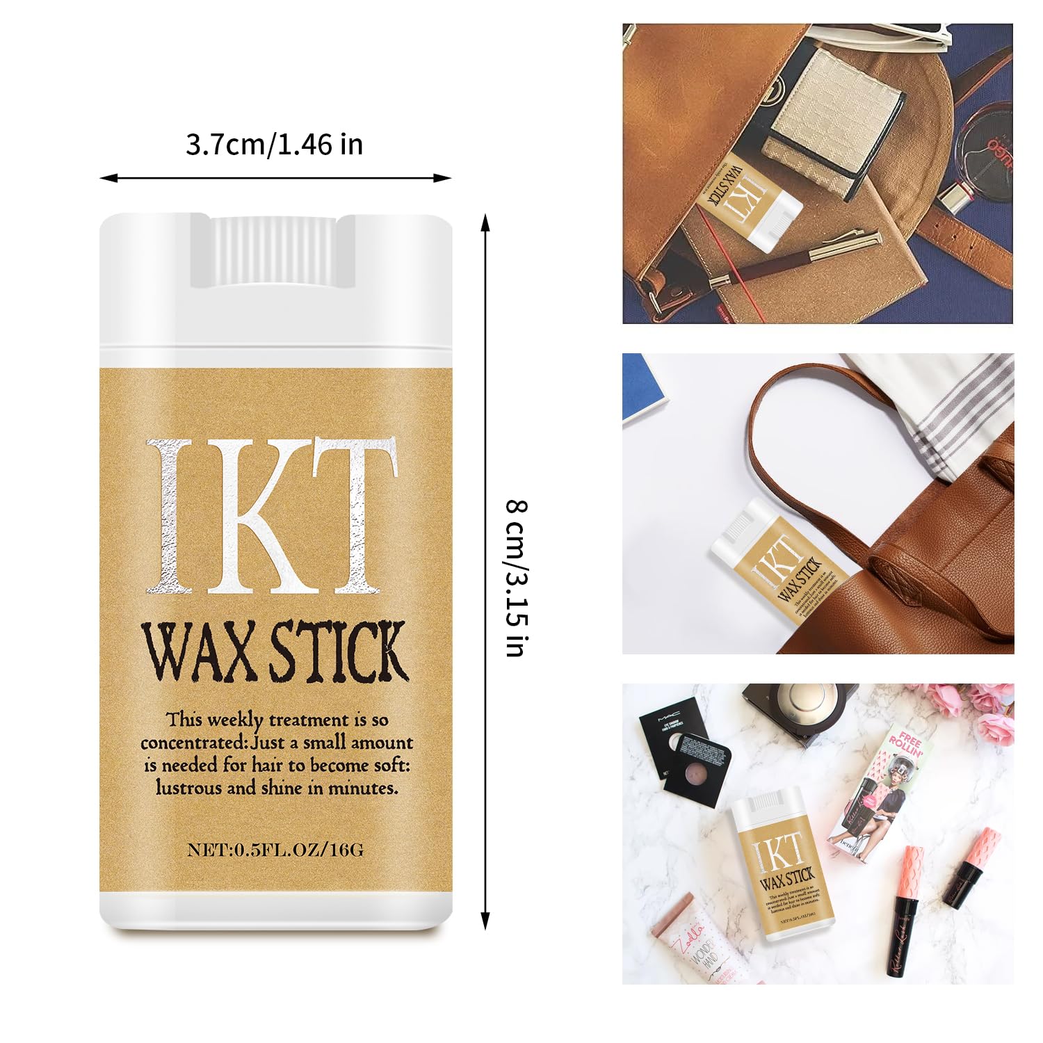 Shiyalan wax stick helps smooth flyaways with flexible hold and subtle shine