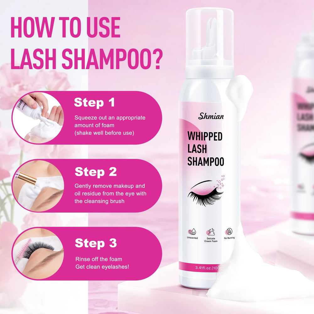 Ideal for home or salon routines to maintain lash cleanliness between fills