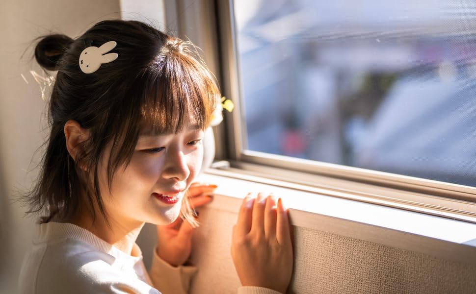 SHOBIDO Miffy die-cut bangs clip edge detail highlights precision craftsmanship.