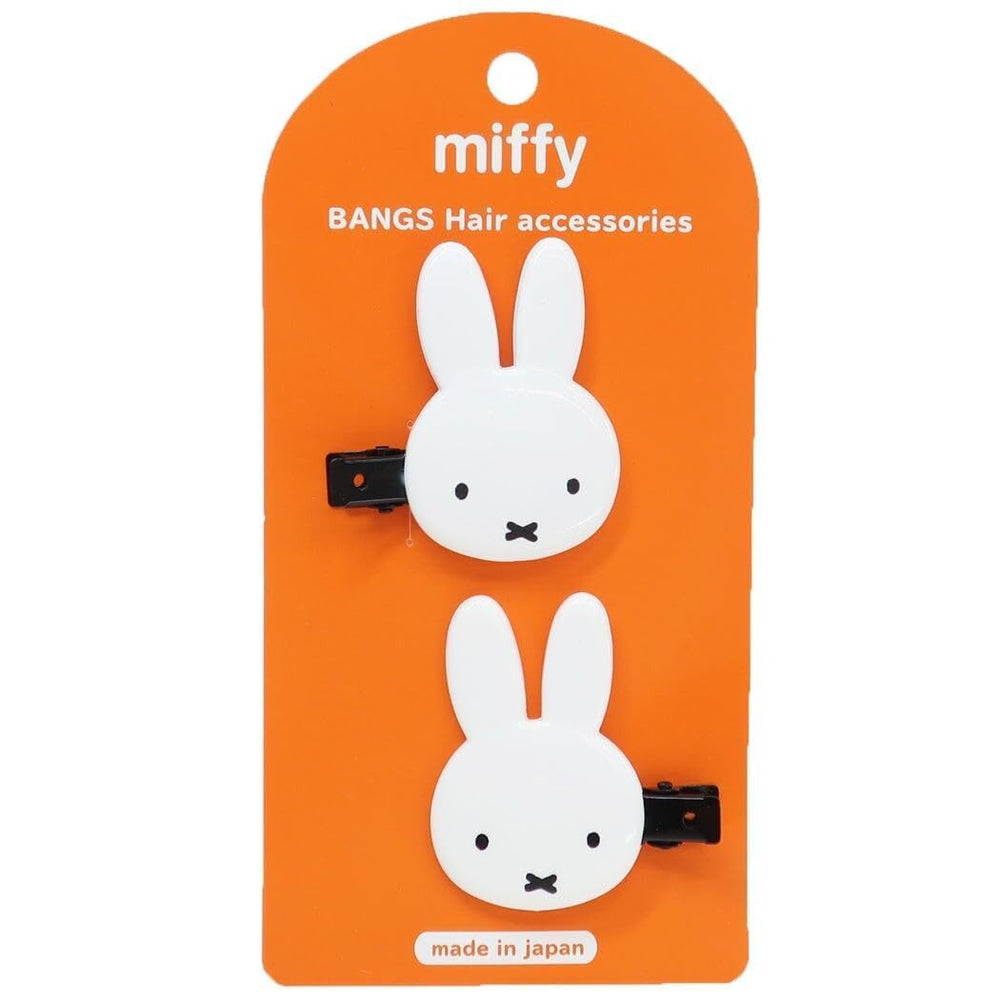 SHOBIDO Miffy die-cut bangs clip front view, playful design for quick, secure styling.