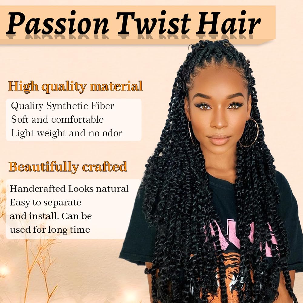 ShowCoco Passion Twist 22 inch ready-to-wear look with wig-cap-ready styling.