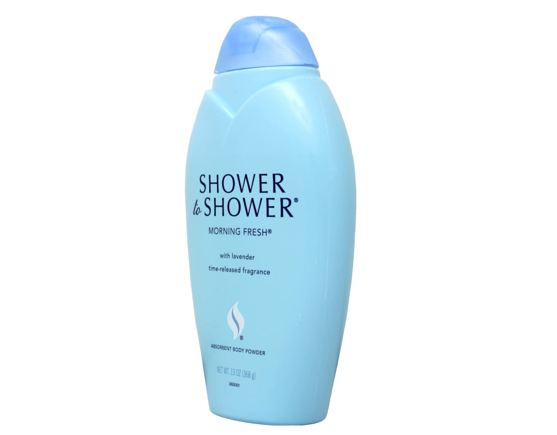 Shower To Shower absorption formula visual emphasizing skin dryness support