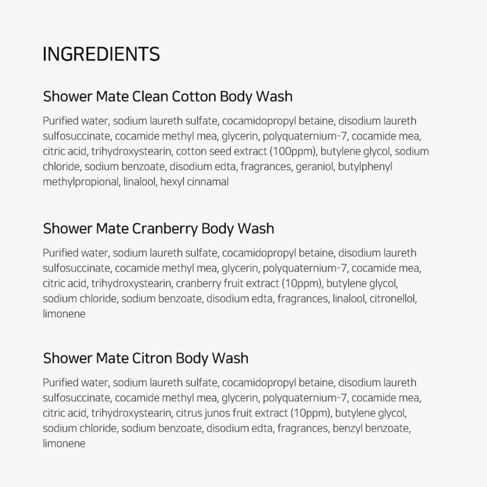 SHOWERMATE Cranberry Natural Body Wash in a bathroom scene for a refreshing routine