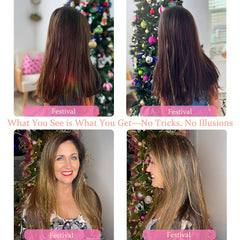 ShowJarlly heat-resistant hair tinsel clip keeps secure during active play.