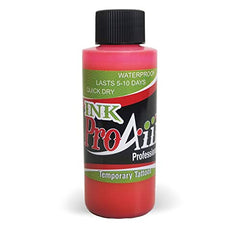 ShowOffs ProAiir hot pink body paint ink for long-lasting tattoos