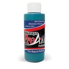 ShowOffs ProAiir turquoise bottle for long-lasting face and body color.