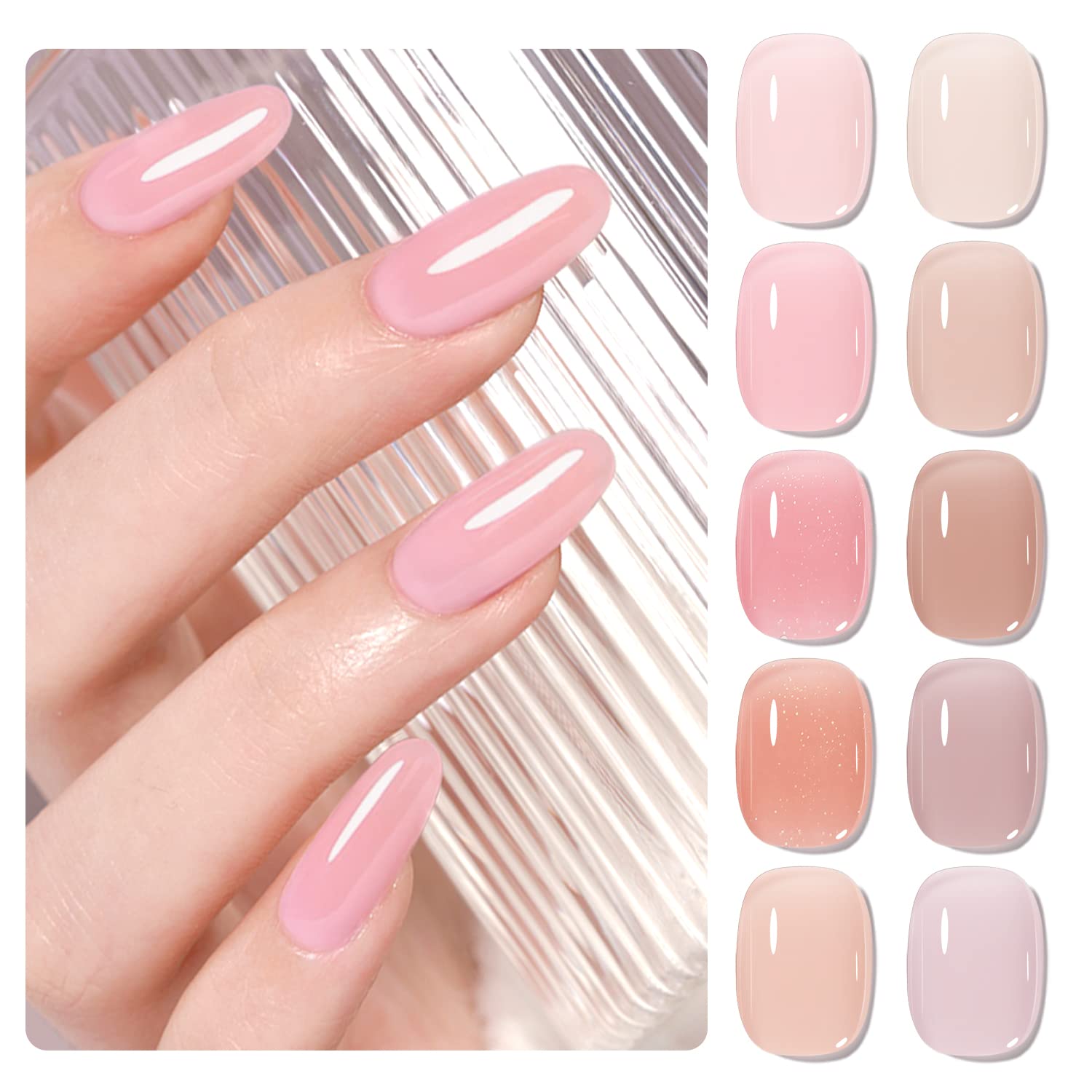 SHOYUM removal ready gel polish kit is soak-off friendly
