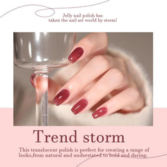 SHOYUM glossy top coat offers high-shine protection for long-lasting wear
