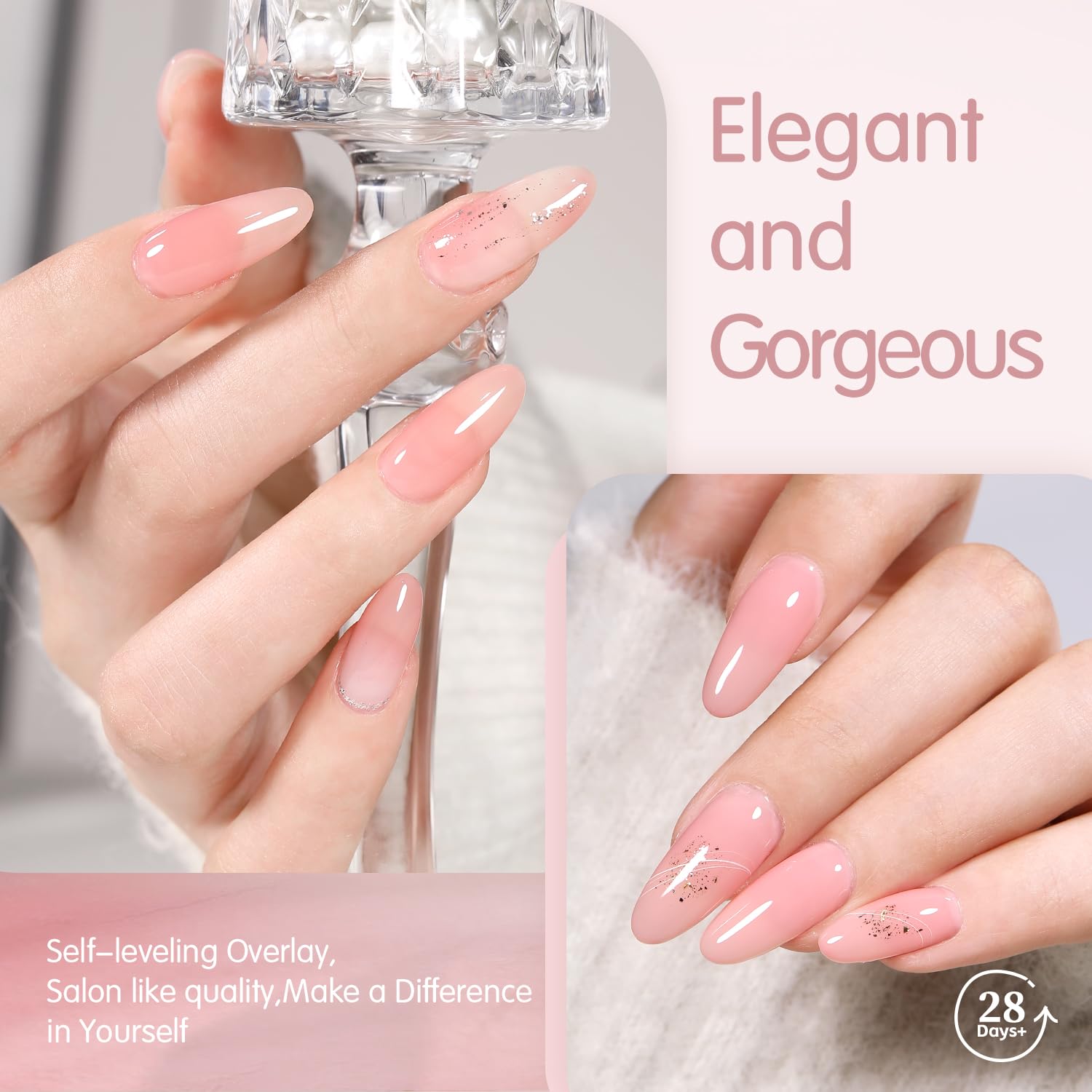 SHOYUM LED nail lamp enables quick curing for smooth gel finishes.