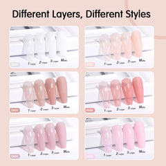 SHOYUM Milky White Jelly Nude color swatch 01 for versatile sheer pink looks