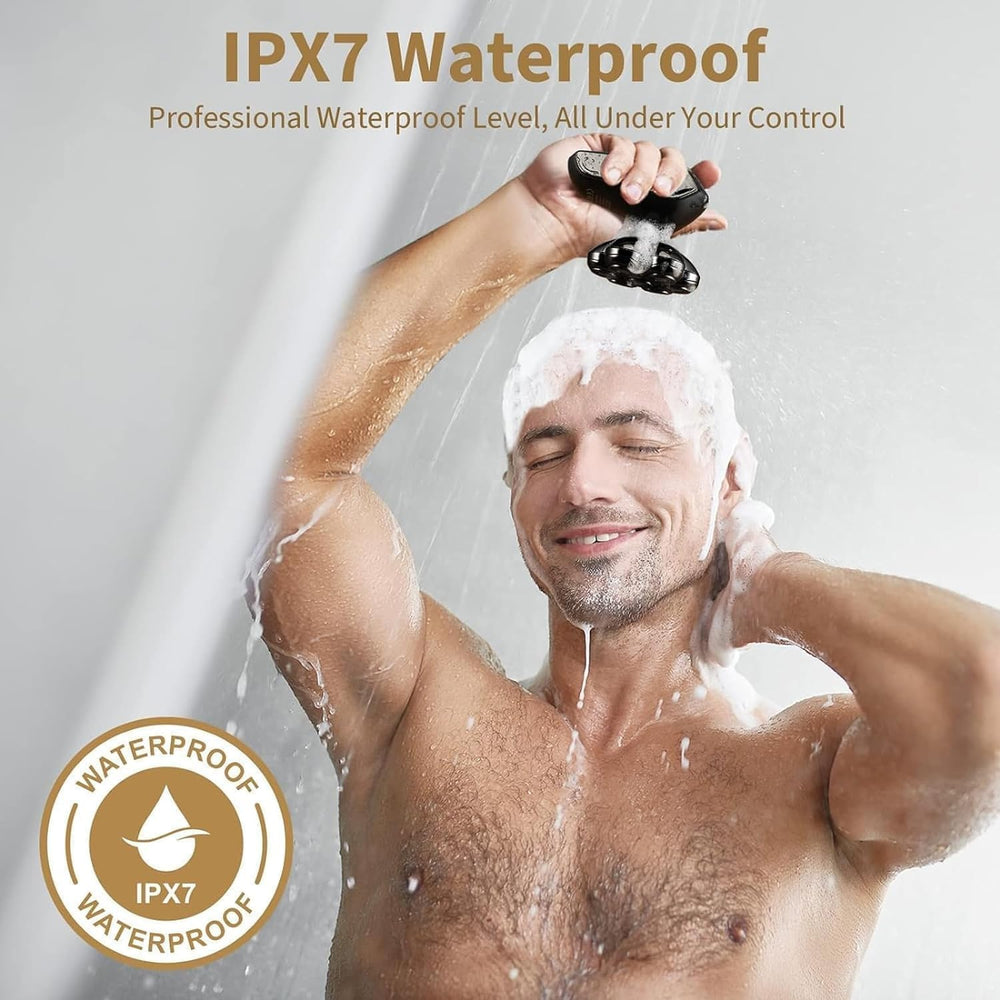 SHPAVVER detachable shaving head enables thorough cleaning of the blades.