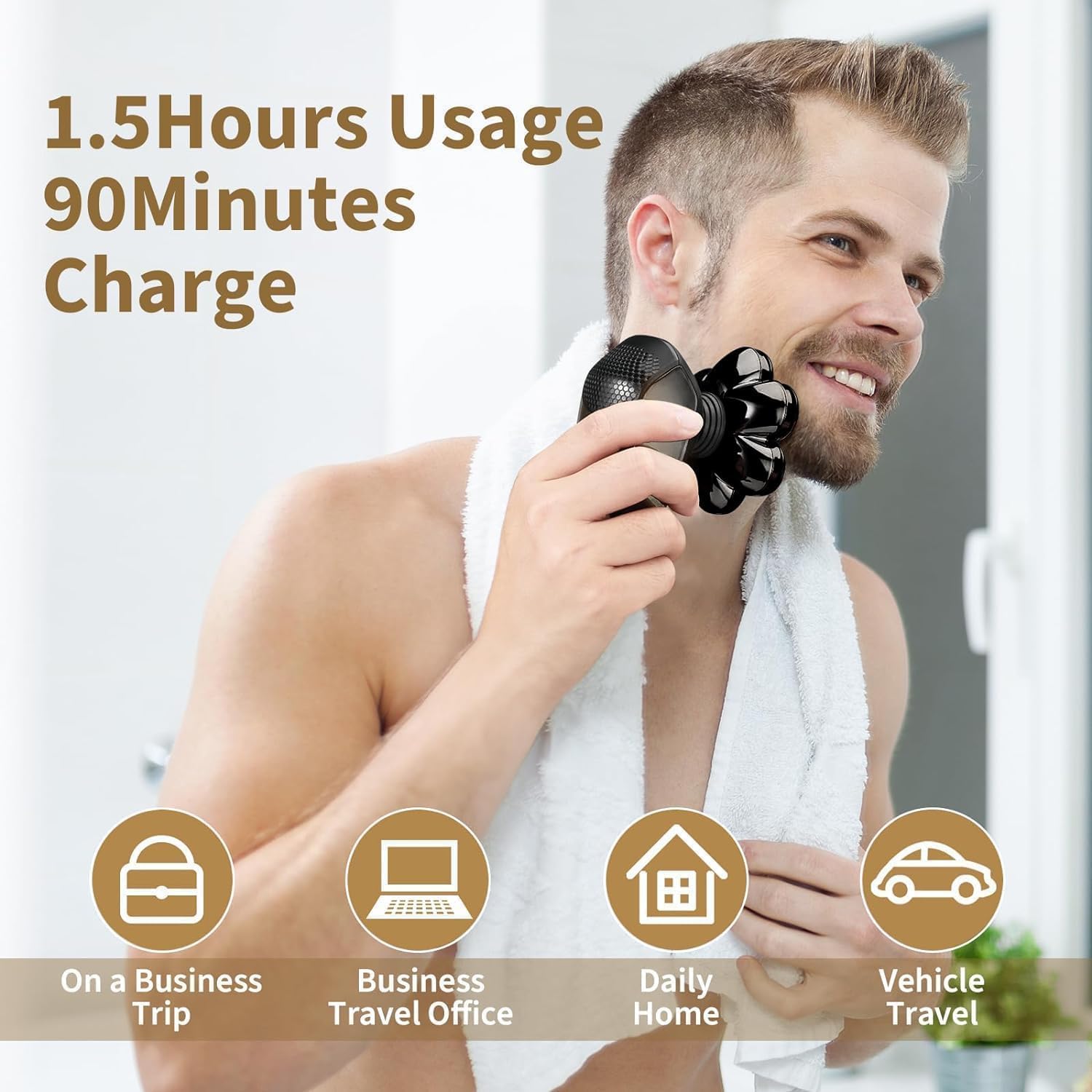 SHPAVVER Type-C fast charge provides long use with a quick top-up.