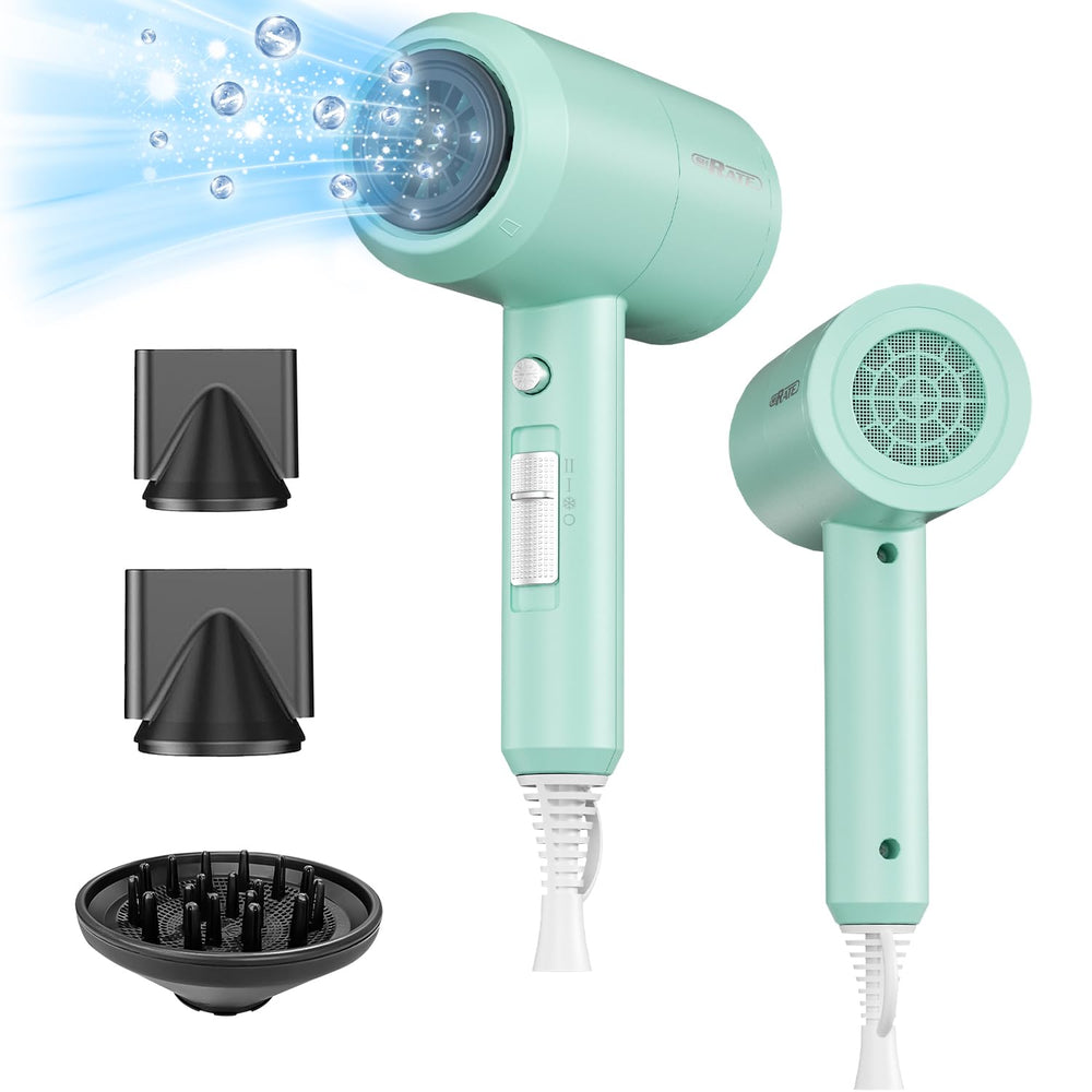 SHRATE lightweight hair dryer with compact travel design for easy packing