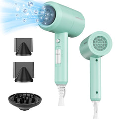 SHRATE lightweight hair dryer with compact travel design for easy packing