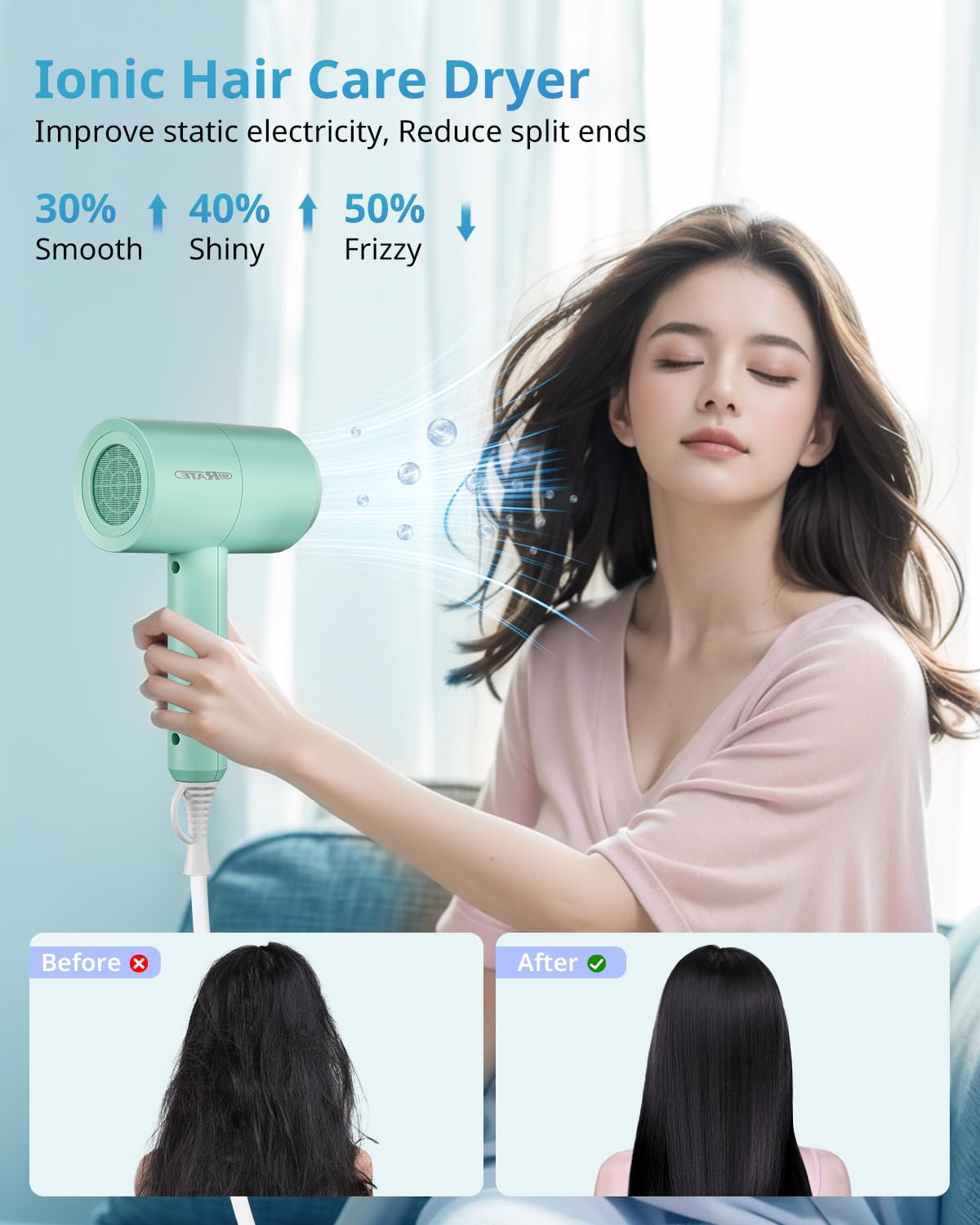 SHRATE styling nozzle enables versatile looks with precise shaping