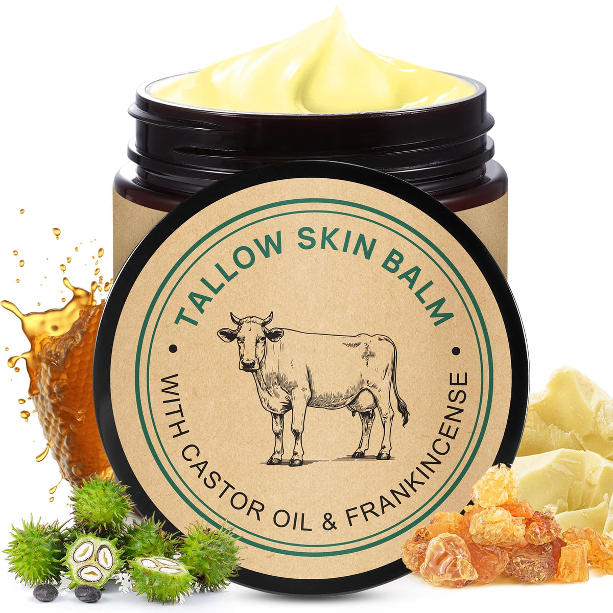 Shuangjia balm packaging highlights natural ingredients for everyday skincare.