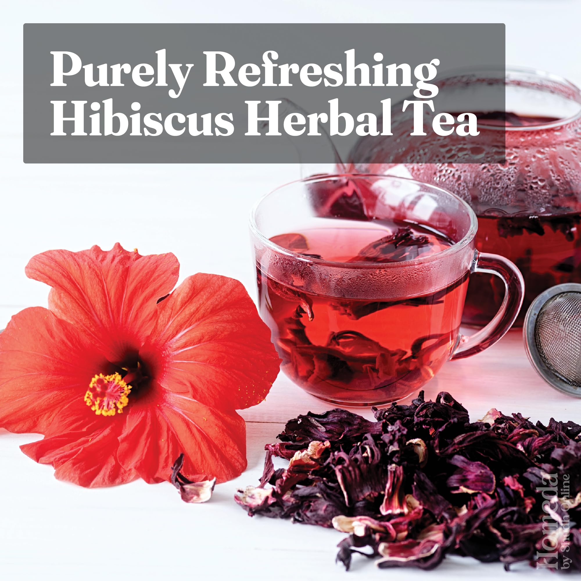 Shudh Online Hibiscus Powder for cocktails and desserts as natural colorant.