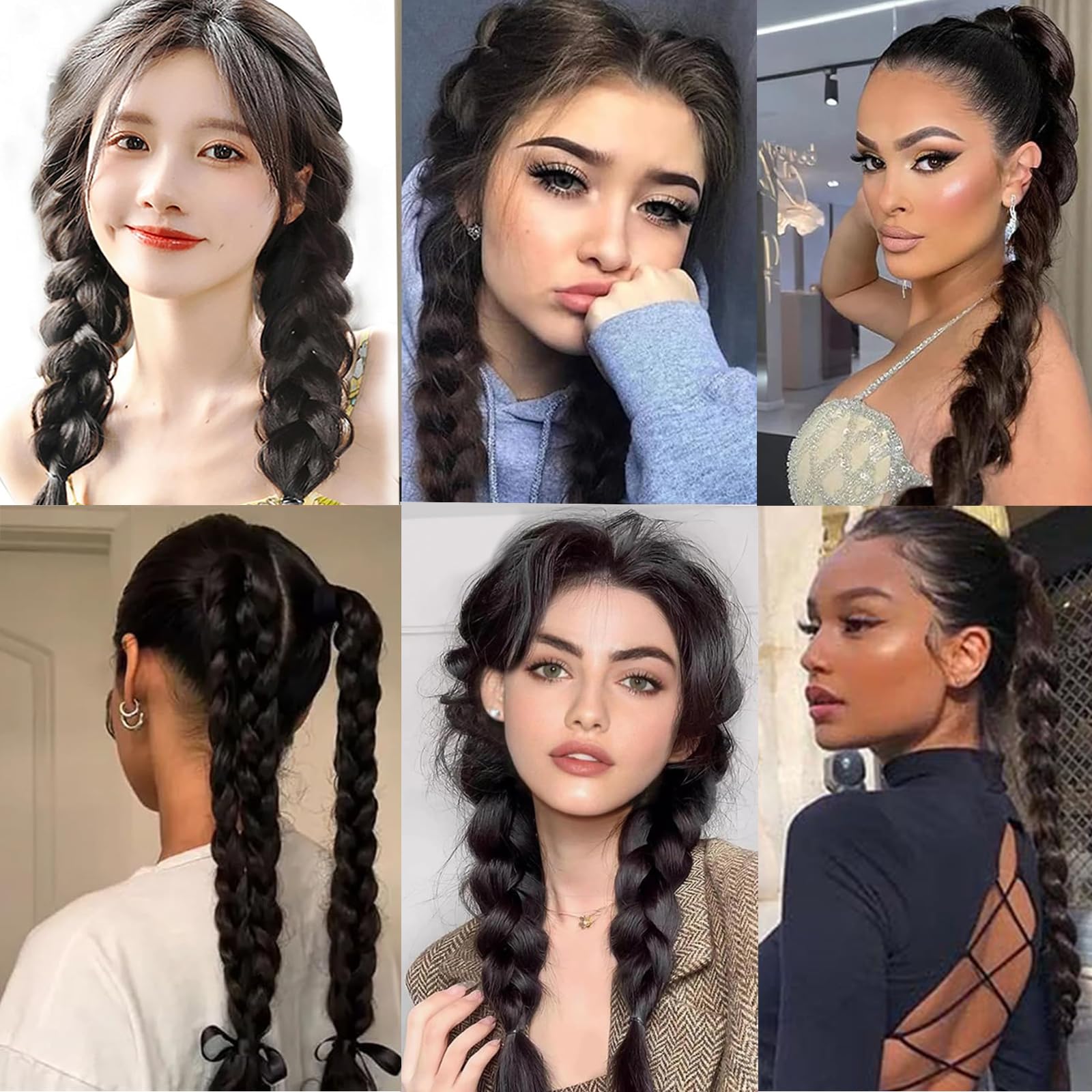 Shufang heat-resistant synthetic ponytail with smooth texture for special occasions.