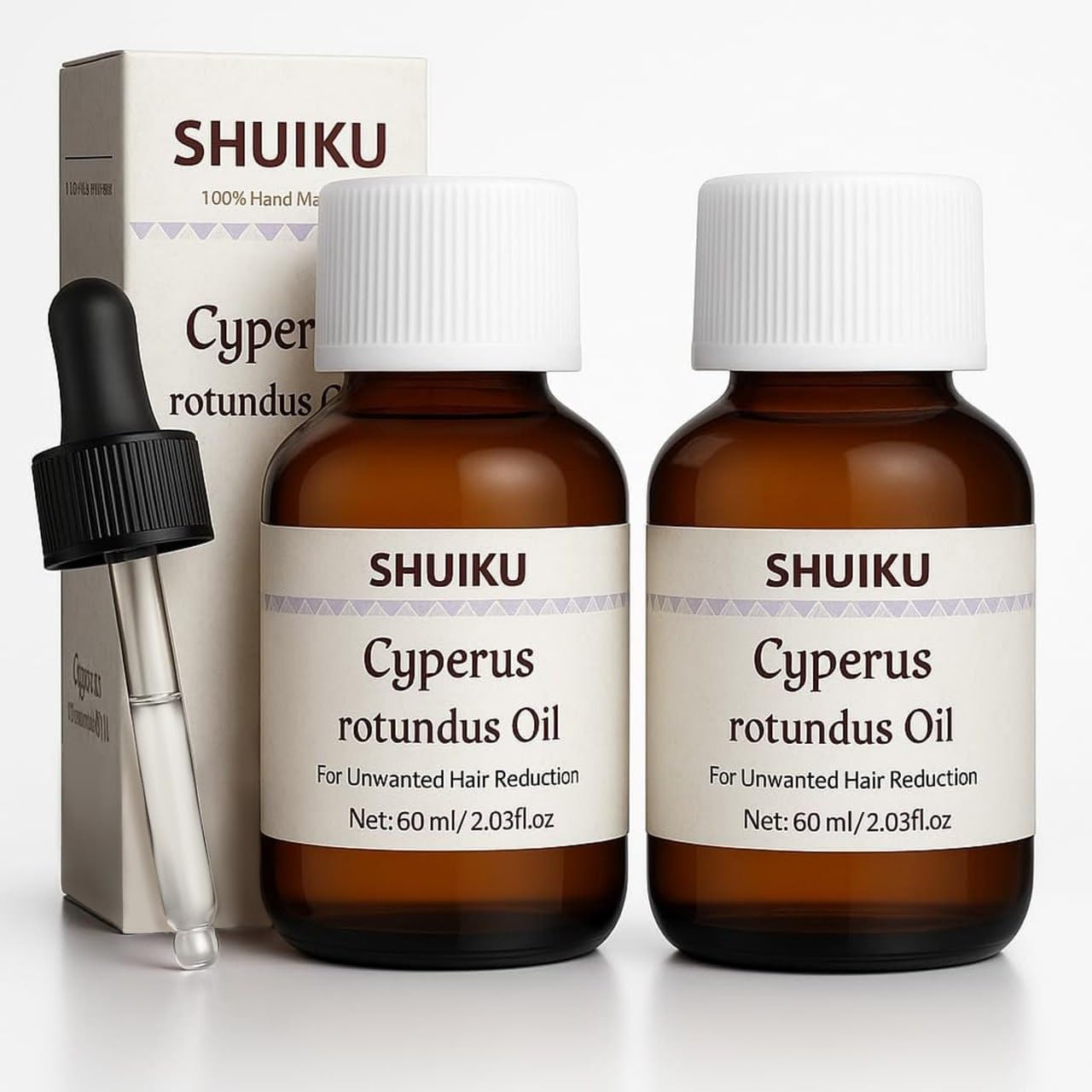 SHUIKU Cyperus Rotundus oil bottle pour for smooth skin