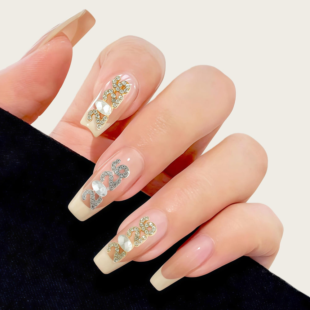 SHUXILIN 2026-number accents pair with sequins for bold designs