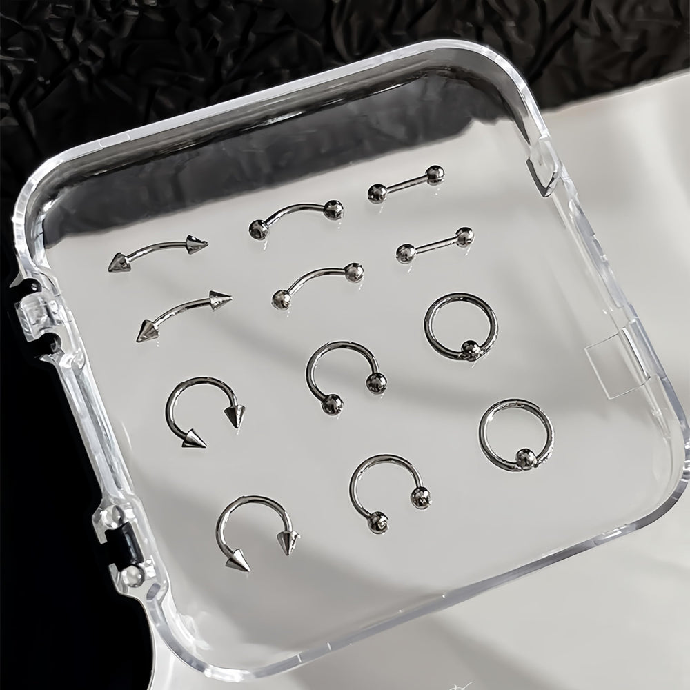 SHUXILIN goth punk nail art charms closeup shows texture and shine