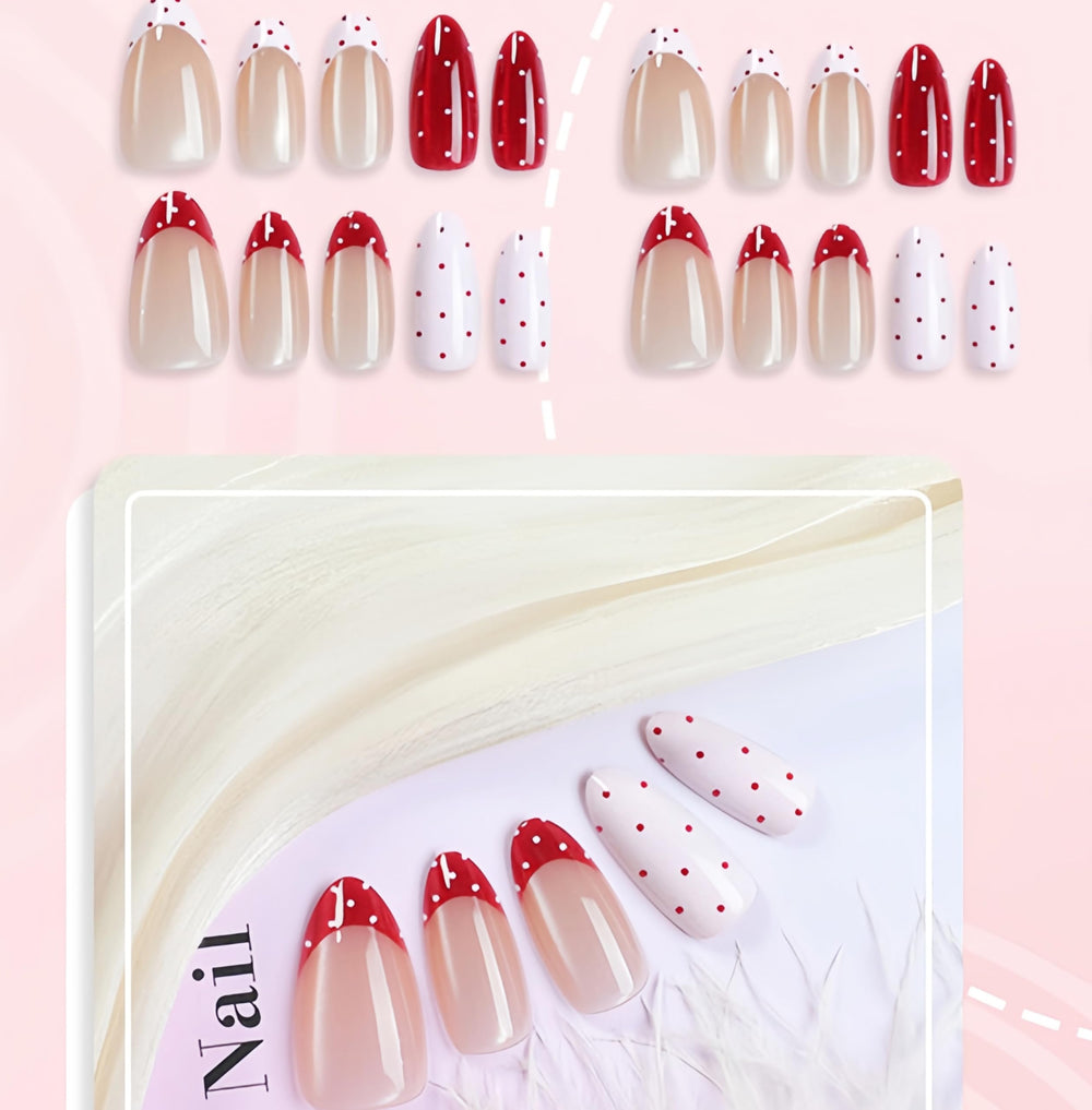 SHUXILIN nail glue kit included for secure, easy DIY application.