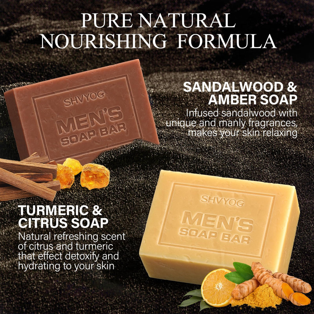SHVYOG savon curcuma et agrumes exfoliation délicate et revitalisante.