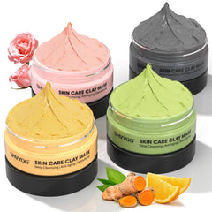 SHVYOG turmeric vitamin C clay mask bottle for radiant skin