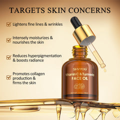 Turmeric ingredient highlight in SHVYOG Vitamin C Turmeric Face Oil