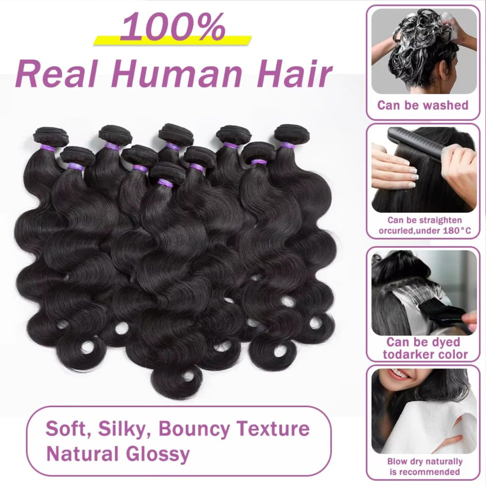 SHWAIR natural-black color close-up emphasizing true shade blendability