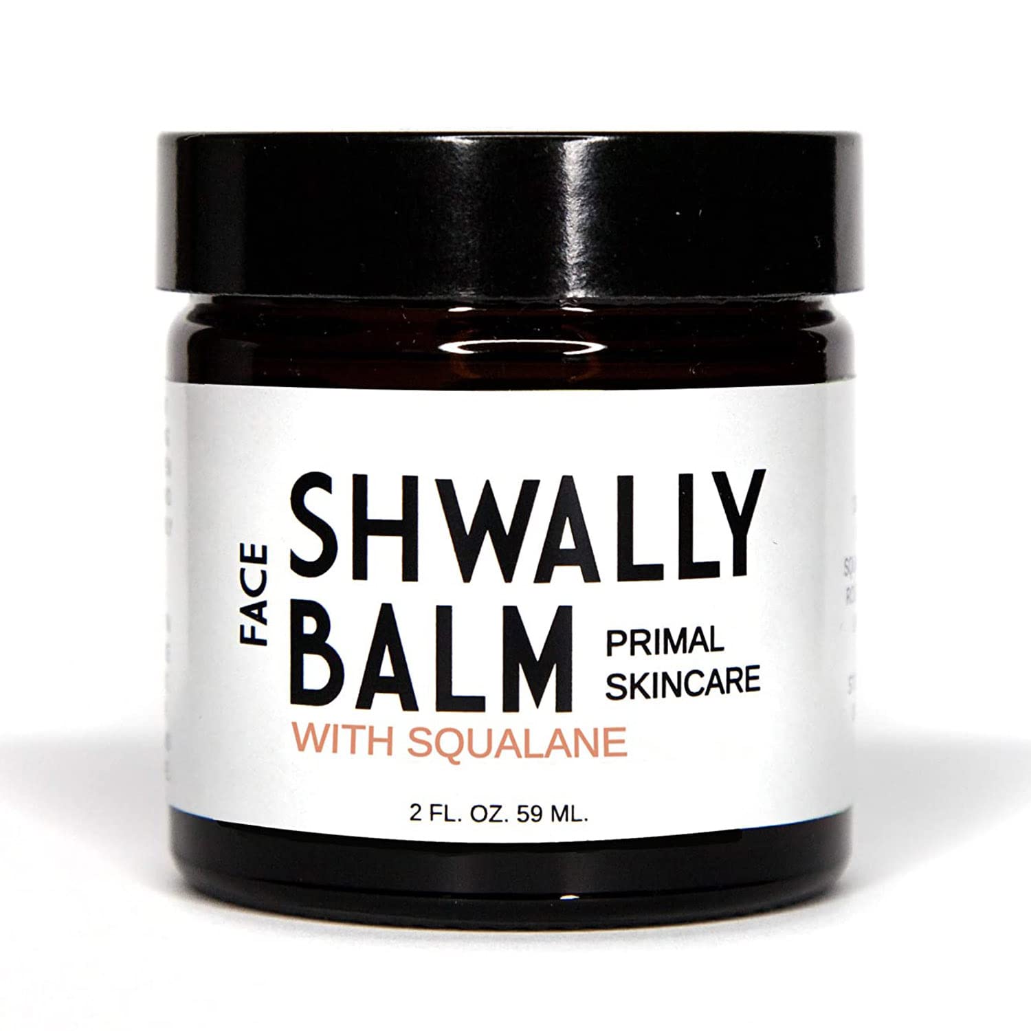 Shwally Primal Beauty Squalane Face Balm bottle unscented for balanced skin