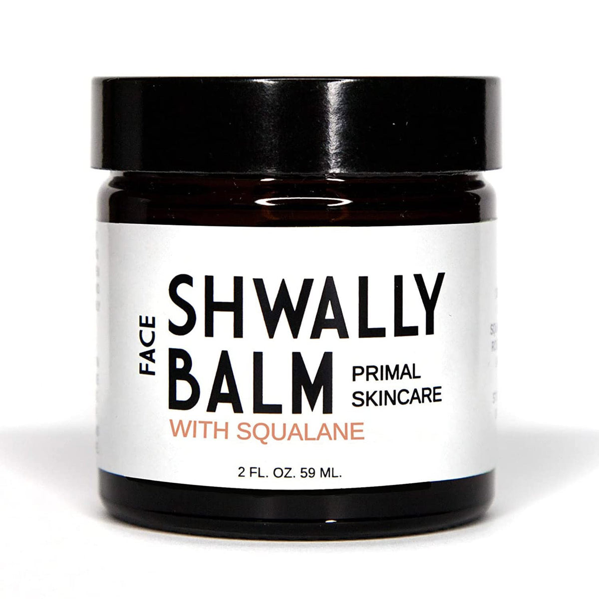 Shwally Primal Beauty Squalane Face Balm bottle unscented for balanced skin