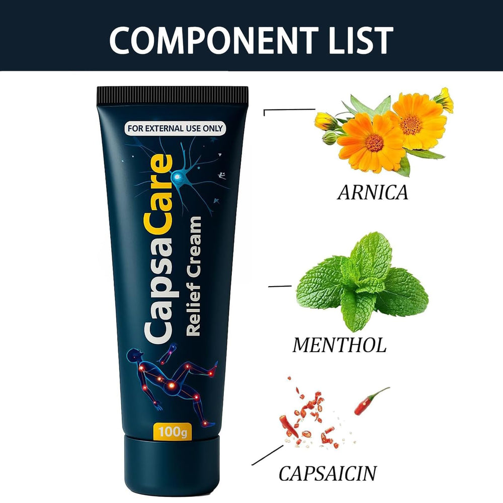 Shwfhi CapsaCare cream texture shown as it absorbs into the skin.