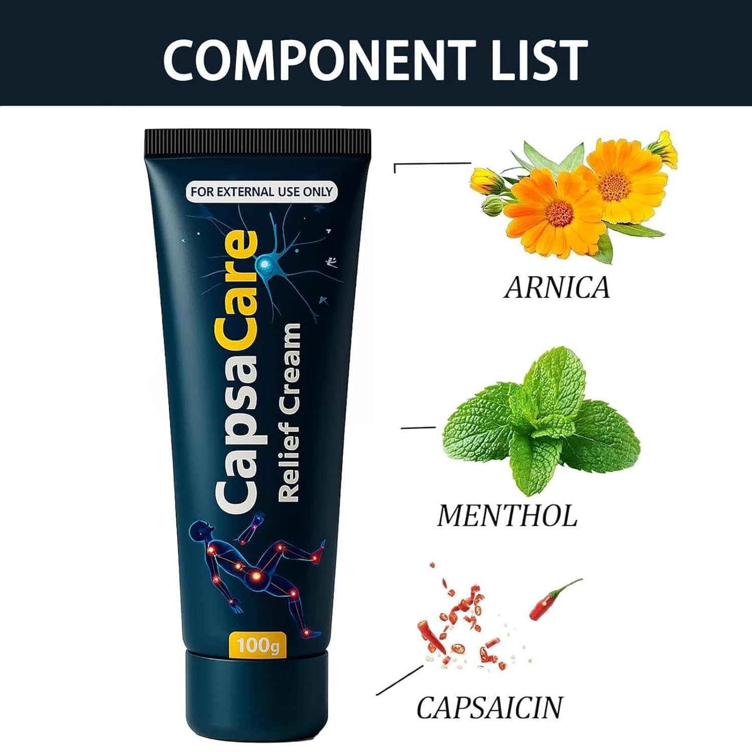 Shwfhi CapsaCare on feet providing soothing relief after a long day.